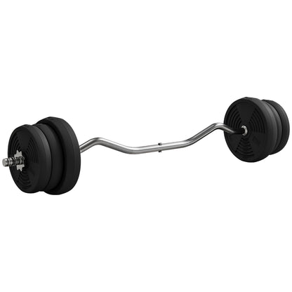 25KG Adjustable Barbell Weights Set for Home Gym Strength Training
