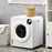 6kg Vented Tumble Dryer, Freestanding, Wall Mounted, Stackable, Portable Dryer with 7 Programmers, White