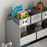 Kids Storage Unit with 6 Boxes, Toy Storage Organiser, Grey