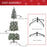 6FT Artificial Christmas Tree Xmas Indoor Decoration w/ Pinecone