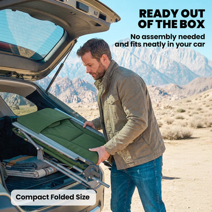 Camping Chair Reclining Padded for Adults Camouflage