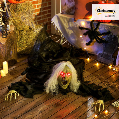 183 cm Life Size Scary Halloween Decorations, Battery Operated