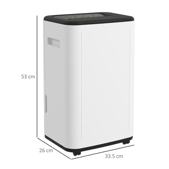 20L/Day 6L Dehumidifier, Portable Quiet Air Dehumidifier for Laundry