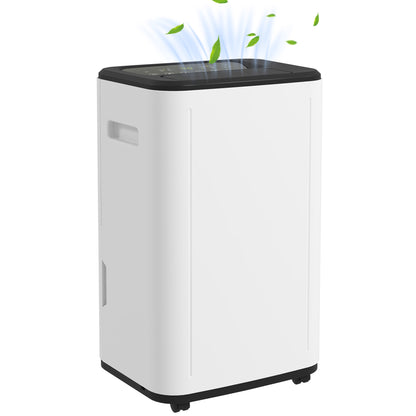 20L/Day 6L Dehumidifier, Portable Quiet Air Dehumidifier for Laundry