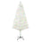 5 Feet Prelit Artificial Christmas Tree with Fiber Optic LED Light, Holiday Home Xmas Decoration, White