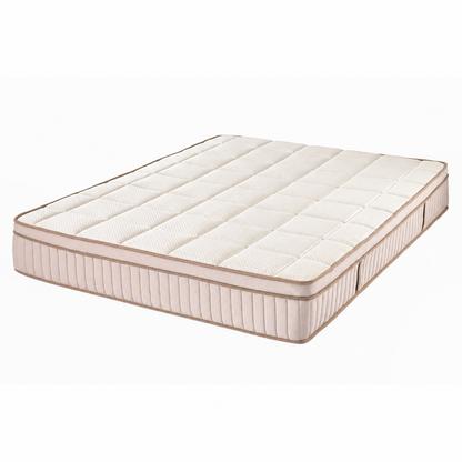 Luxury King Medium-Firm Pocket Spring and Gel Memory Foam Mattress with Protector and Sheet Clips