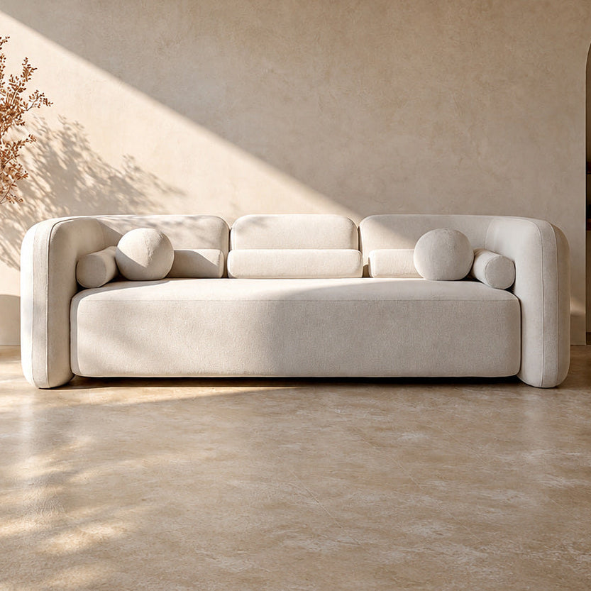 Munich Three Seat Sofa – Chalk