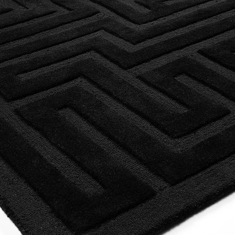 Ashcombe Black Rug Large