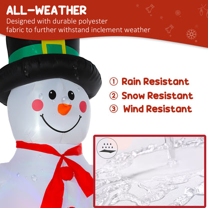 Blow Up Christmas Inflatable Snowman for Indoor Outdoor Home Decor