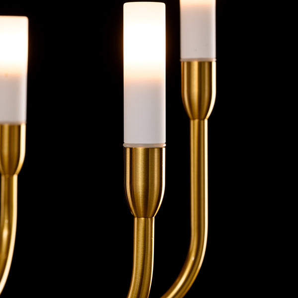 Gracia Six Light Pendant Brass