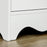 Freestanding 4-Door Kitchen Cupboard, Storage Cabinet Organizer with 4 Shelves,White