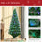 6FT Multicoloured Artificial Christmas Tree w/ Pre-Lit Modes Metal Stand