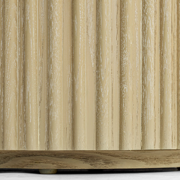 Ophelia Washed Grey Oak Side Table