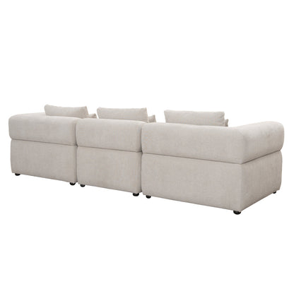 Beck Three Seat Sofa – Parchment