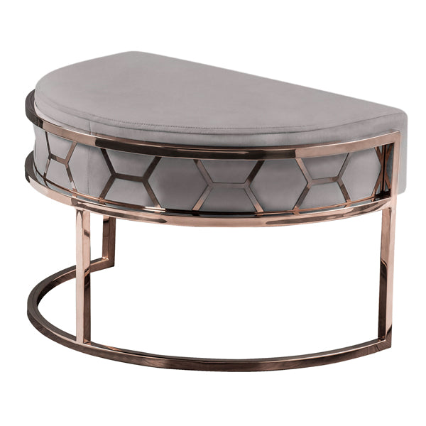 Alveare Footstool Copper - Silver
