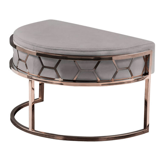 Alveare Footstool Copper - Silver