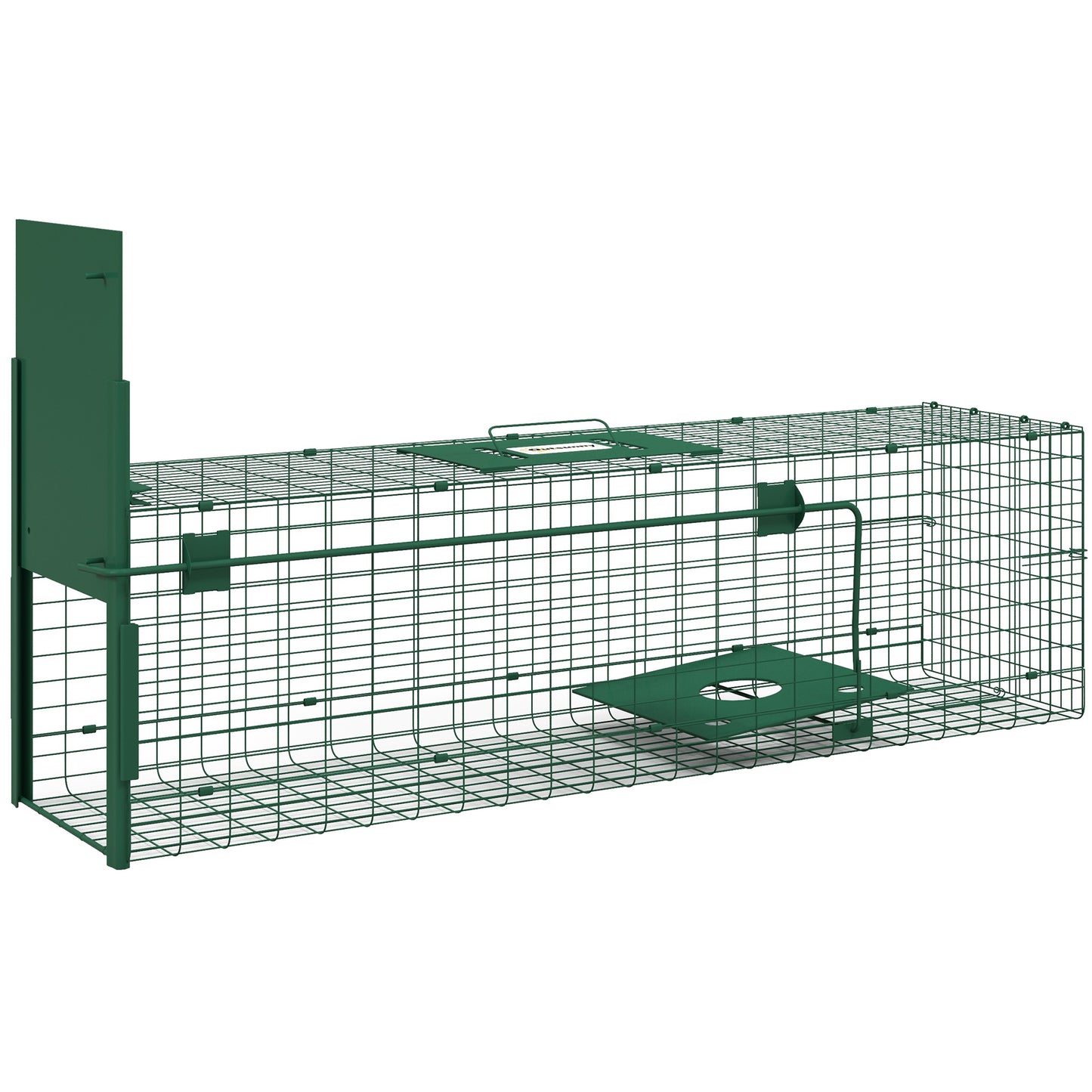 Single Door Humane Rat Trap for Small Animals, Dark Green