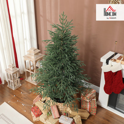 5 ft Christmas Tree, Full Spruce Xmas Tree, Easy Assembly