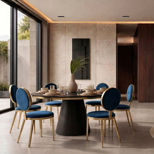 Ravello Dining Chair - Navy Blue
