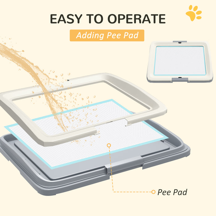 Dog Toilet Tray, Dog Litter Tray for Training Dogs, 63 x 49 x 6cm