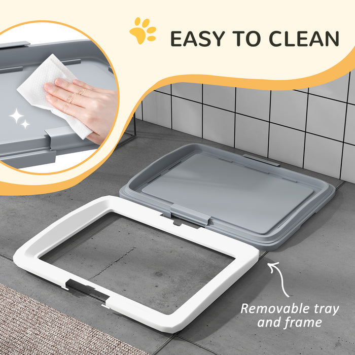 Dog Toilet Tray, Dog Litter Tray for Training Dogs, 63 x 49 x 6cm