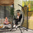 Hanging Swing Chair w/ Thick Cushion, Hanging Chair, Dark Grey