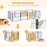 Heavy Duty Puppy Play Pen, 12 Panels Pet Exercise Pet, Pet Playpen for Small and Medium Dogs