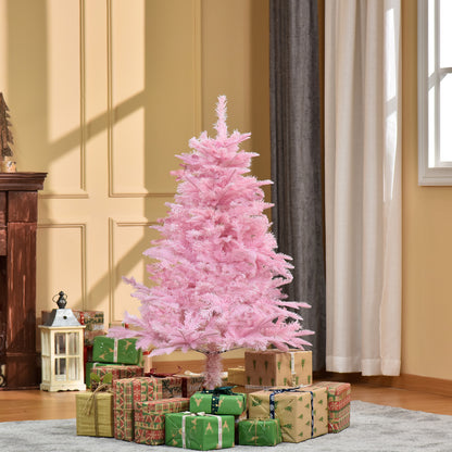 4FT Artificial Christmas Tree w/ Automatic Open for Home Party Pink
