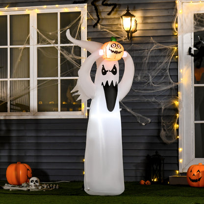 LED Floating Ghost Pumpkin Halloween Decoration Mains Powered Vivid 6FT