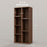 Bookcase Modern Bookshelf Cabinet for Home Office Walnut