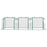 PVC Tunnel Greenhouse Green Grow House Steel Frame for Garden Backyard with Zipper Doors 295x100x80 cm, Clear