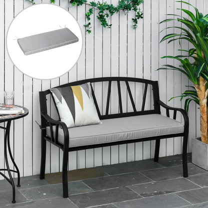 Garden Bench Cushion 2 Seater Seat Pad Indoor& Outdoor Use