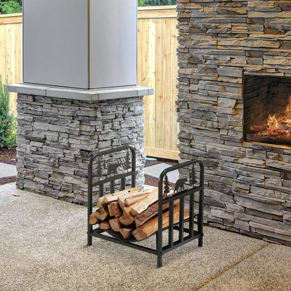 Fire Wood Rack Arced Fireplace Wood Storage