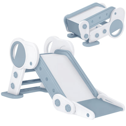 Foldable Kids Slide, Baby Slide for 1.5-3 Years, Grey