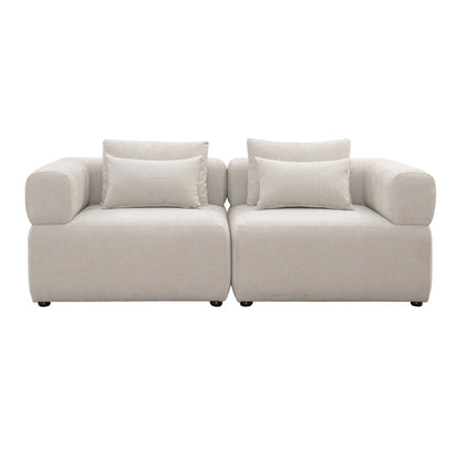 Beck Two Seat Sofa – Parchment