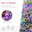 6' Artificial Christmas Tree with Flocked Tips, LED Lights, Decoration