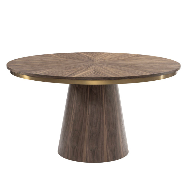 Brewster 4-6 Seat Walnut Dining Table
