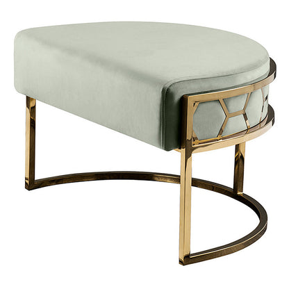 Alveare Footstool Brass - Jade