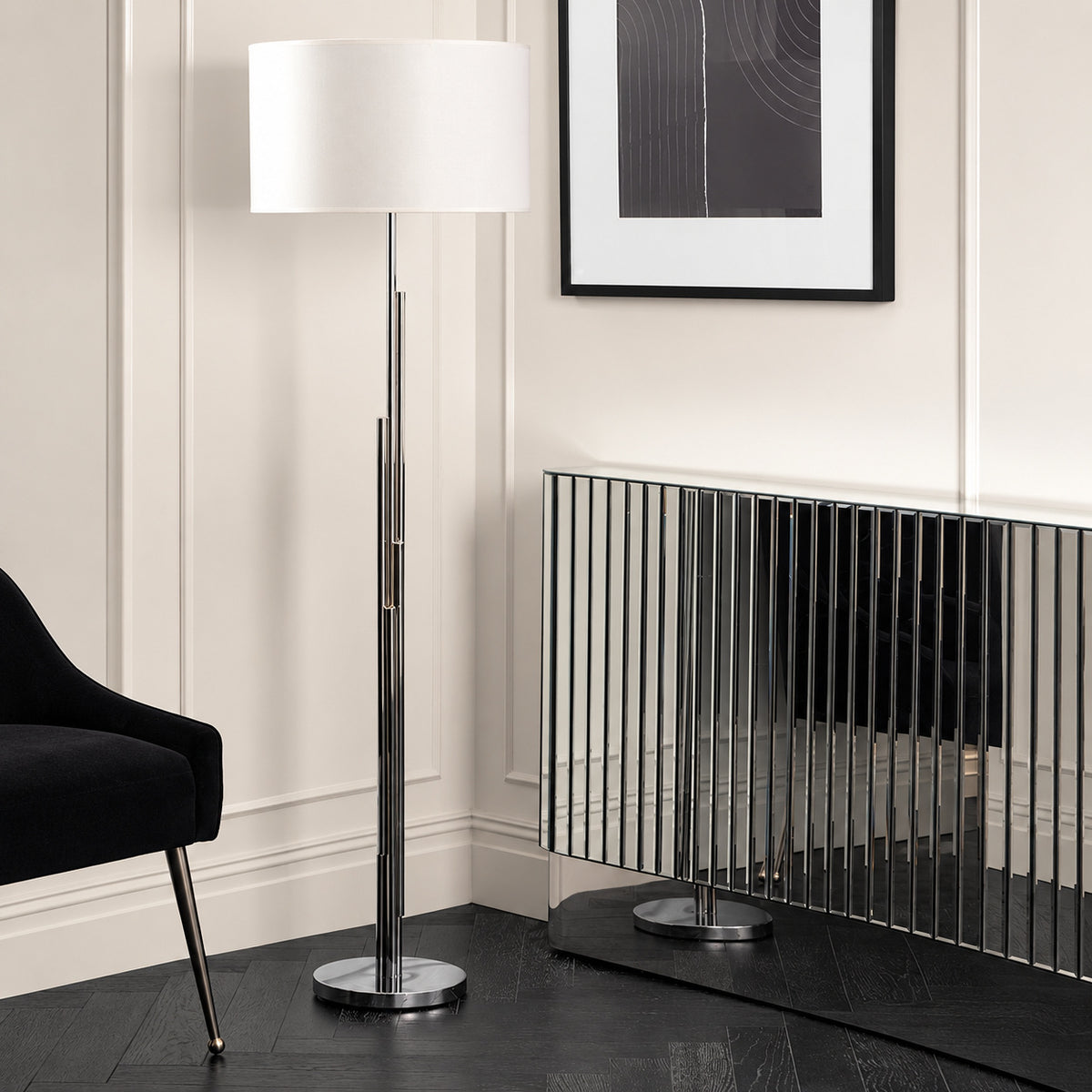 Rubell Floor Light Silver