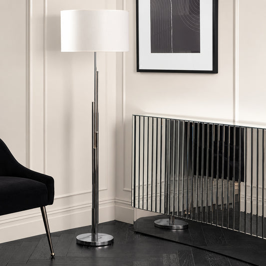 Rubell Floor Light Silver