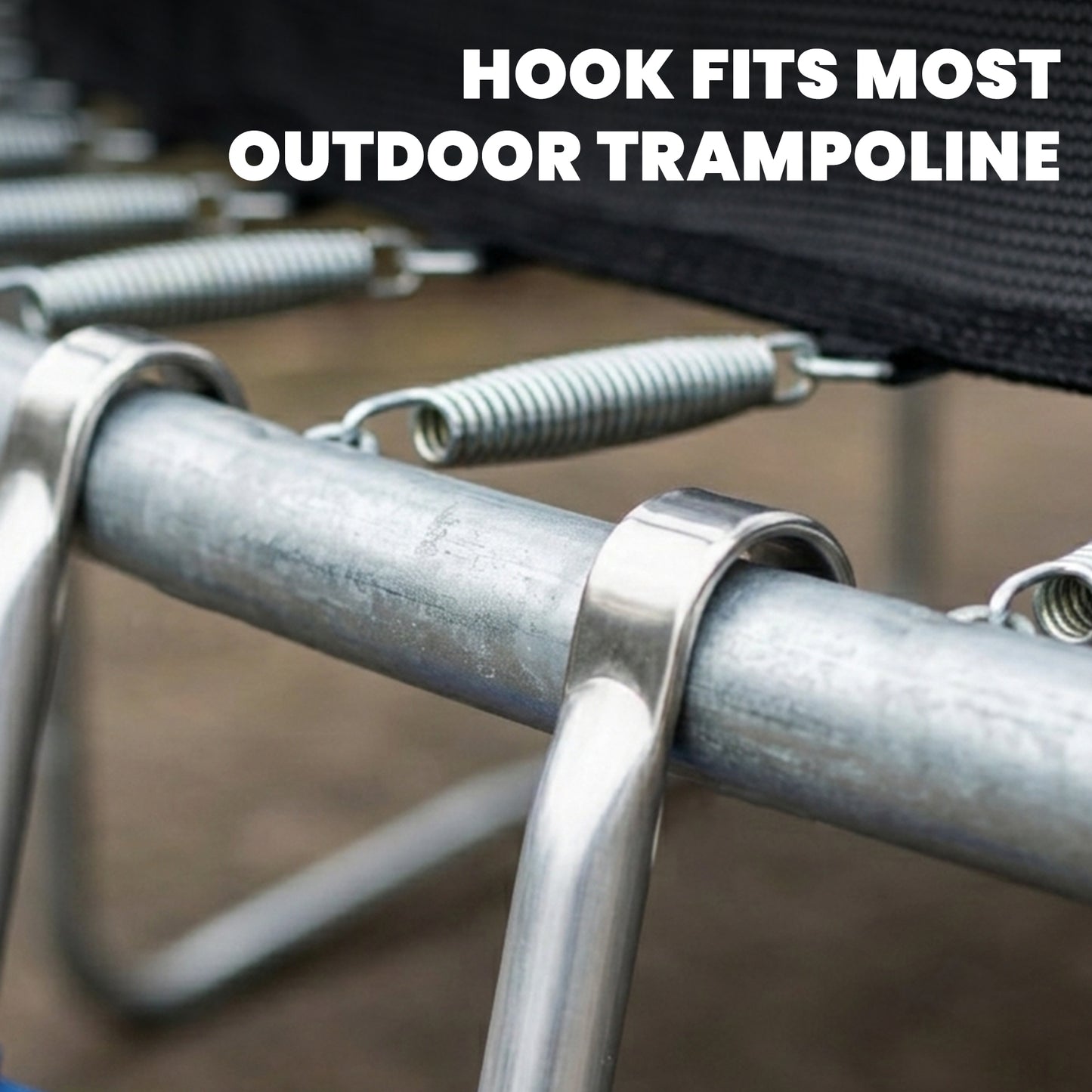 Trampoline Ladder, 2-Steps with Horizontal Wide Steps