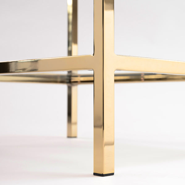 Duo White Bedside Table