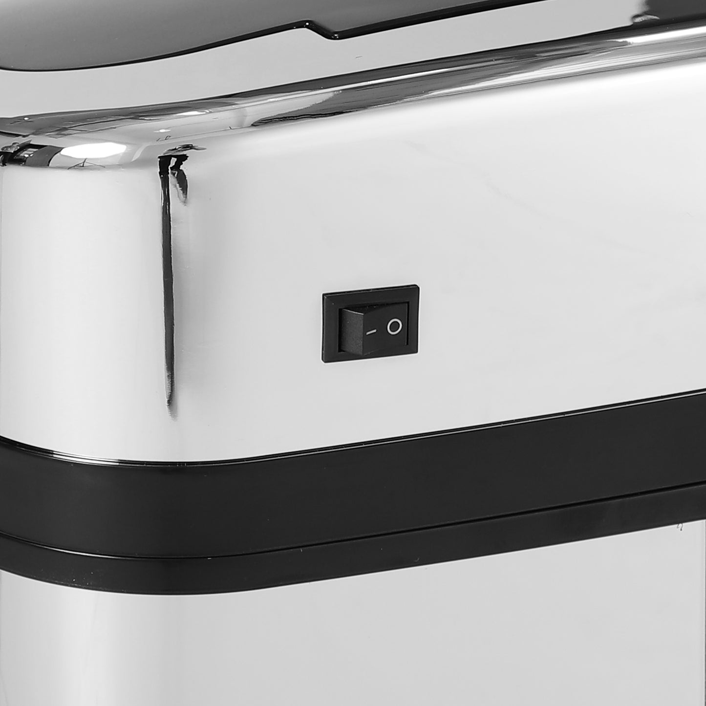 30L Automatic Kitchen Bin with Lid and Infrared Motion Sensor Silver