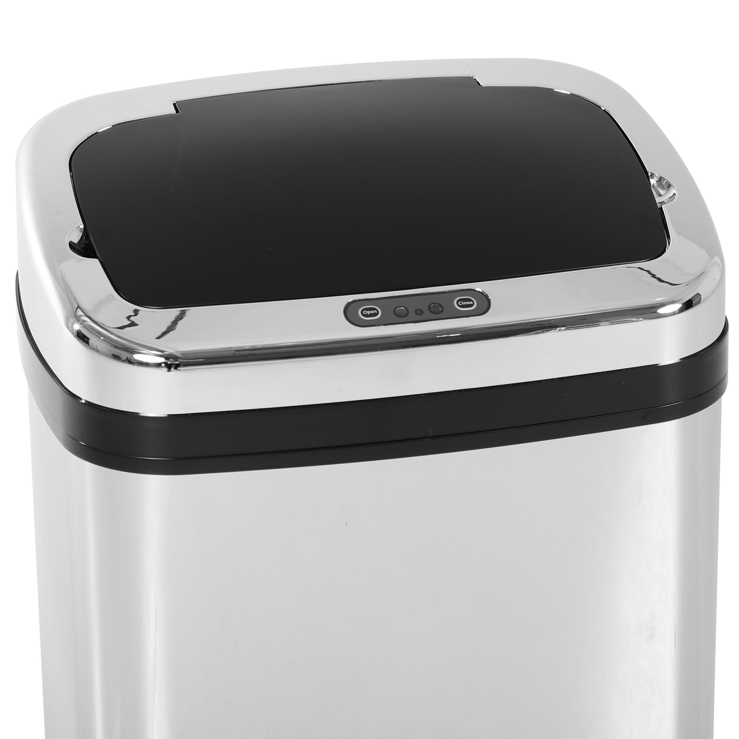 30L Automatic Kitchen Bin with Lid and Infrared Motion Sensor Silver