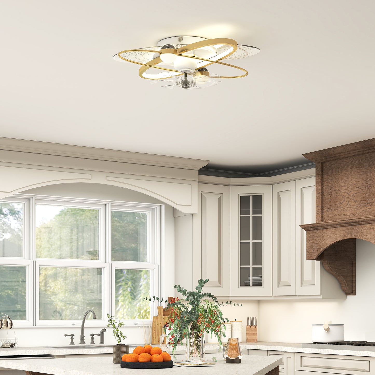 Ceiling Fan with Light and Remote & App Control LED Ceiling Fan Light