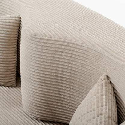 Zzofa Sofa Bed - Double - Light Taupe