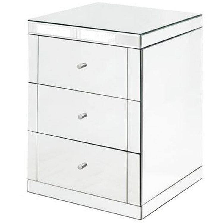 Lucia Mirrored Bedside Table