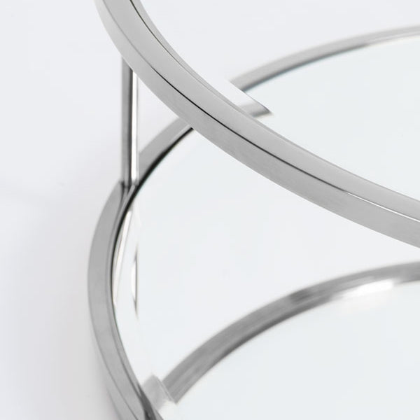 Rippon Silver Circular Coffee Table