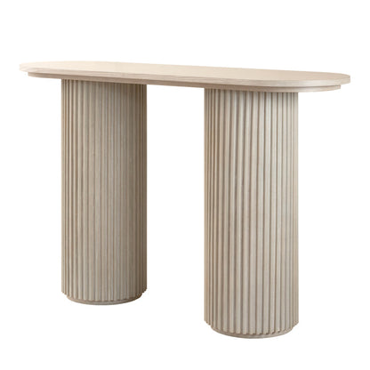 Ophelia Washed Grey Oak Console Table