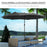 4.6m Garden Parasol Double-Sided Sun Umbrella Patio Market Shelter Canopy Shade Outdoor with Cross Base √¢¬Ä¬ì Grey